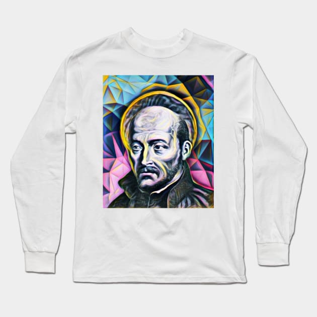 Ignatius of Loyola Portrait | Ignatius of Loyola Artwork 10 Long Sleeve T-Shirt by JustLit